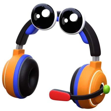 Gaming Headphone  3D Icon