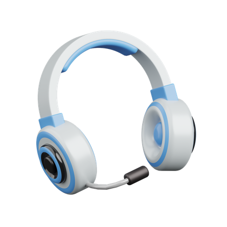 게임용 헤드폰  3D Icon