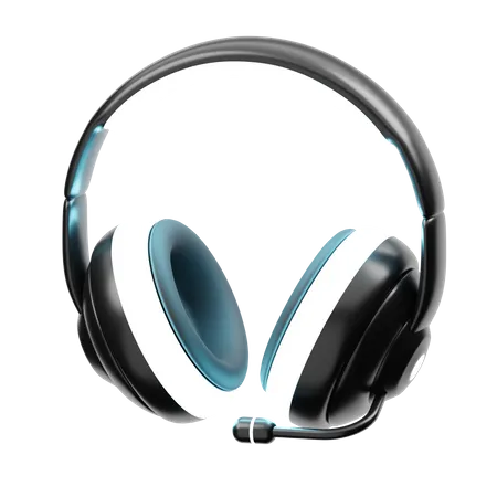 Gaming Headphone  3D Icon