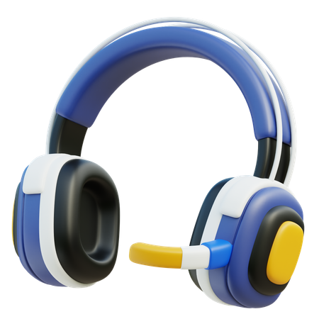 Gaming Headphone  3D Icon