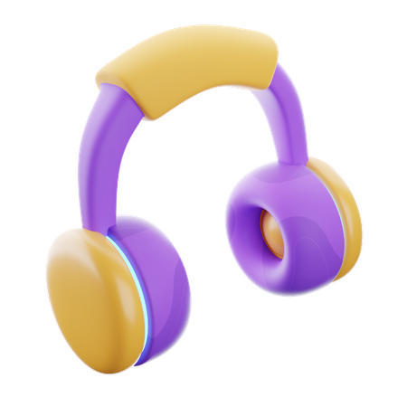 Gaming Headphone  3D Icon