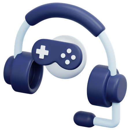 Gaming Headphone  3D Icon