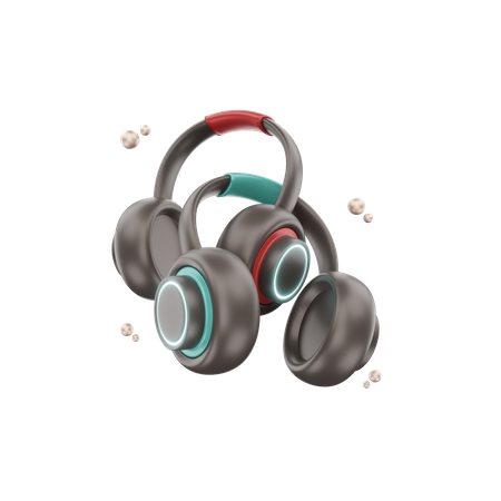 Gaming Headphone  3D Icon