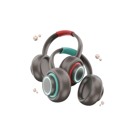 Gaming Headphone  3D Icon