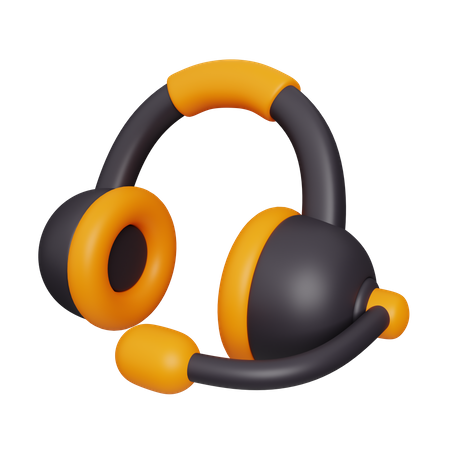 Gaming Headphone  3D Icon