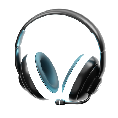 Gaming Headphone  3D Icon