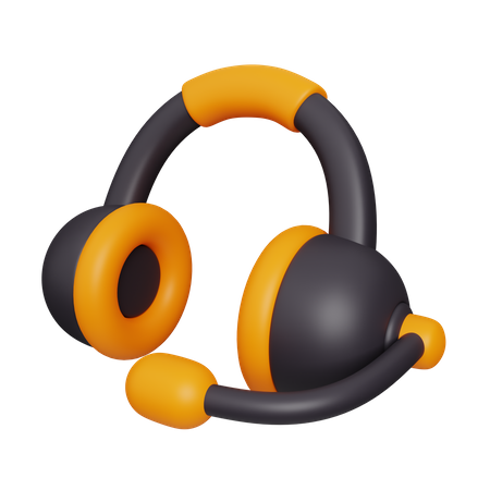 Gaming Headphone  3D Icon