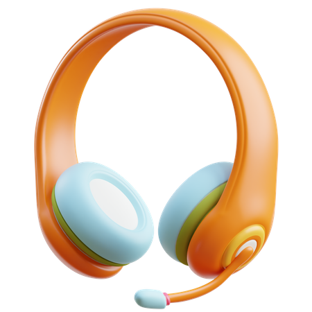 Gaming Headphone  3D Icon