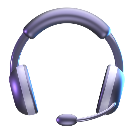 Gaming Headphone  3D Illustration