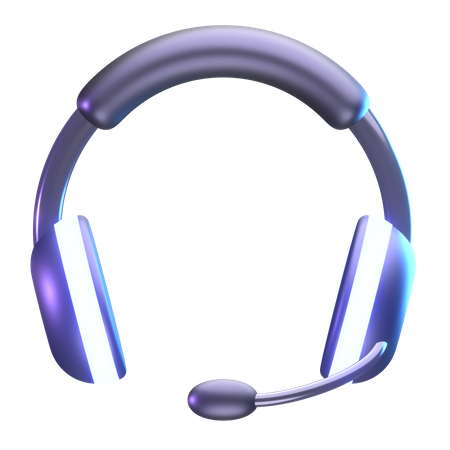 Gaming Headphone  3D Illustration