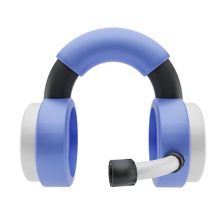 Gaming Headphone  3D Illustration