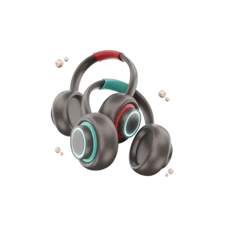 3 D Rendering Headphone Gaming Icon Object 3D Icon
