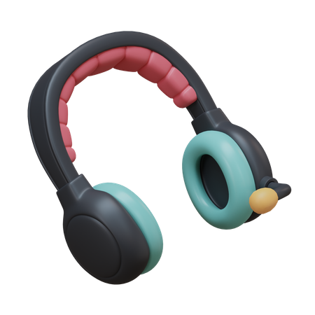 Gaming Headphones  3D Icon