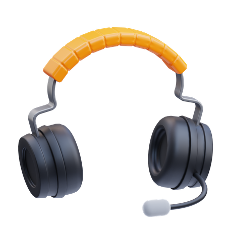 Gaming-Headset  3D Icon