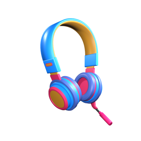 Gaming Headset  3D Icon