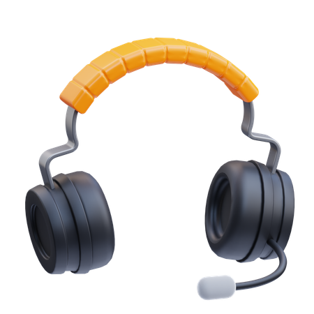 Gaming Headset  3D Icon