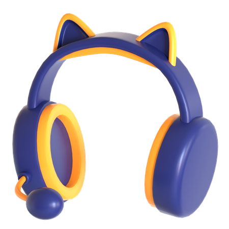 Gaming Headset  3D Icon