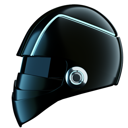 Gaming helmet  3D Illustration