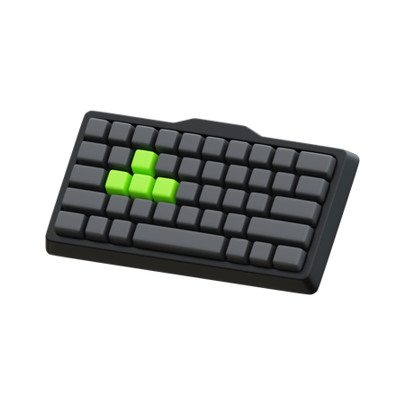 Gaming Keyboard  3D Icon