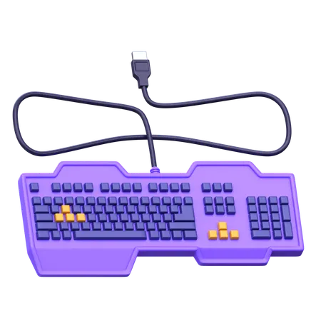 Gaming Keyboard 3 D Esports Icon 3D Icon