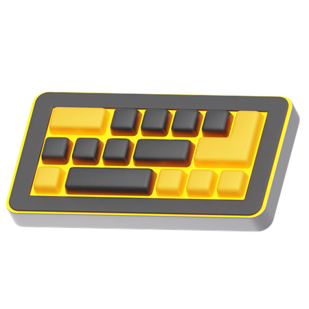 ゲーミングキーボード  3D Icon