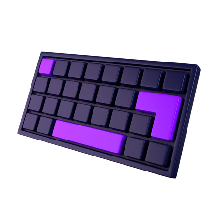 Gaming Keyboard  3D Icon