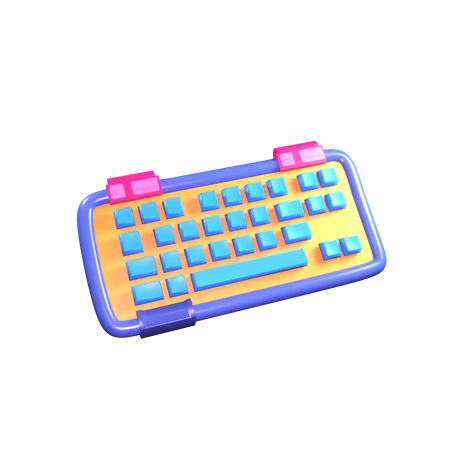 Gaming Keyboard  3D Icon