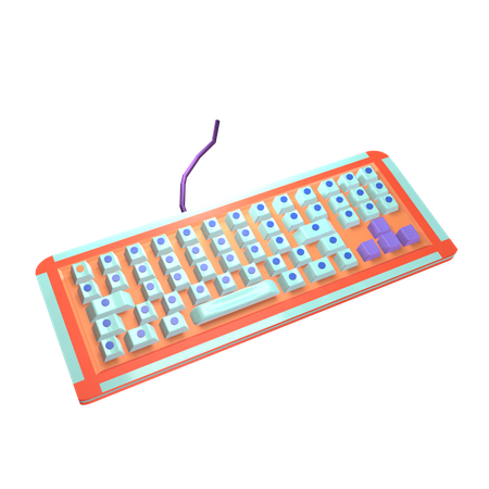 Gaming Keyboard  3D Icon