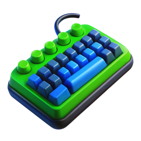 Gaming Keyboard  3D Icon