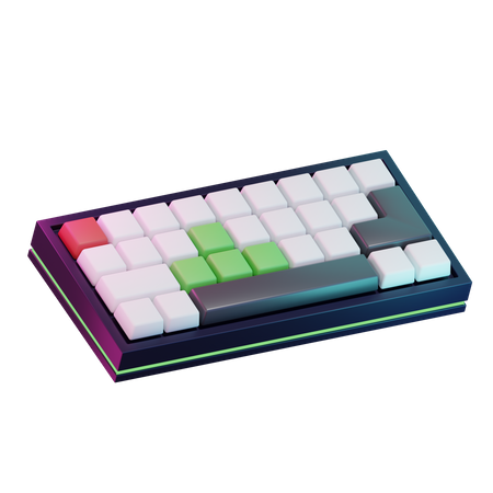 Gaming Keyboard  3D Icon