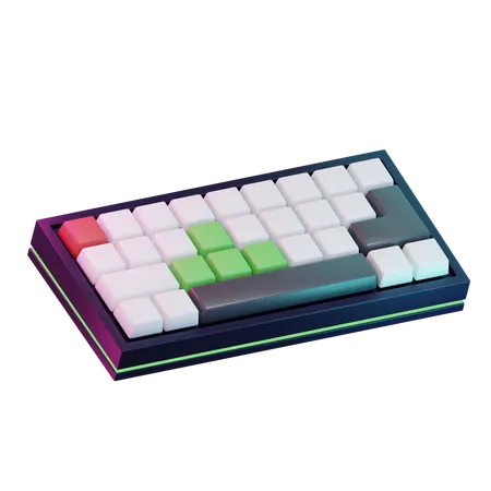 Gaming Keyboard  3D Icon