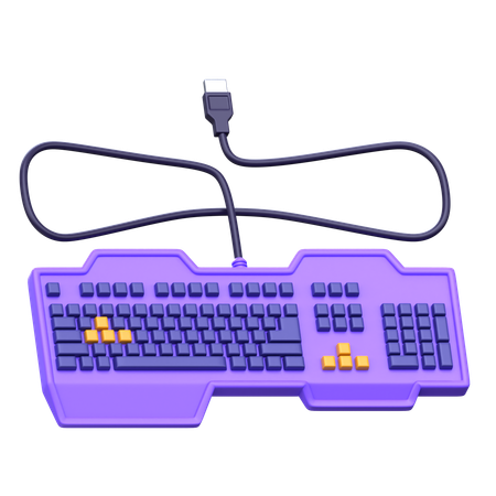 Gaming Keyboard  3D Icon