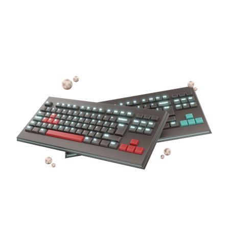 Gaming Keyboard  3D Icon