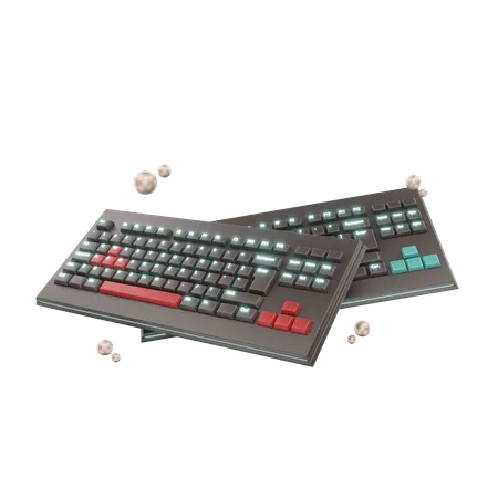 Gaming Keyboard  3D Icon