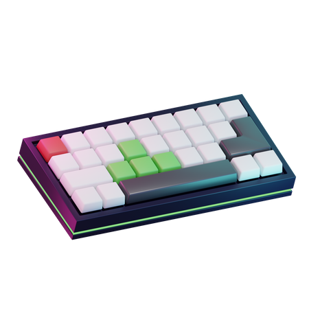 Gaming Keyboard  3D Icon