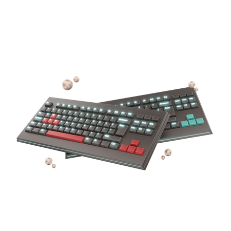 Gaming Keyboard 3D Icon