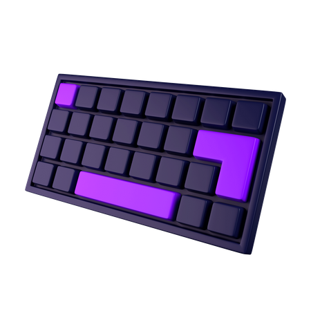 Gaming Keyboard 3D Icon