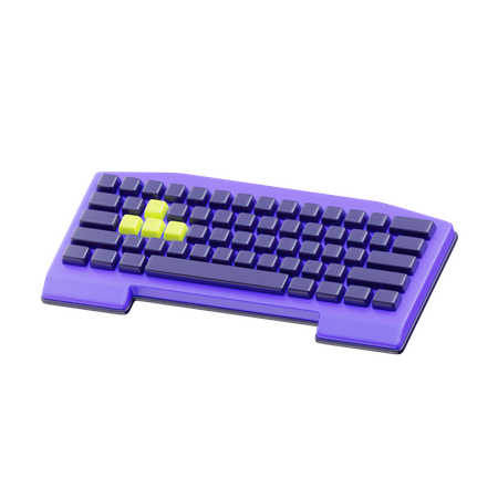 Gaming keyboard  3D Icon
