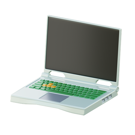 Gaming Laptop  3D Icon