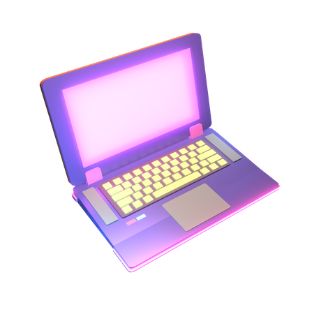 Gaming Laptop  3D Icon