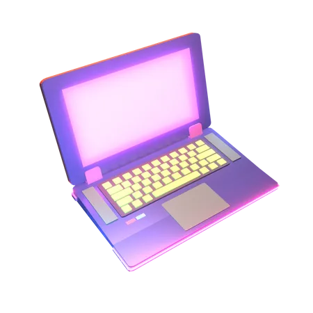 Gaming Laptop  3D Icon