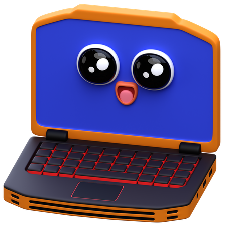 Gaming Laptop  3D Icon