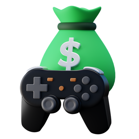 Gaming Microtransaction  3D Icon