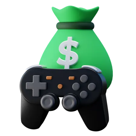 Gaming Microtransaction  3D Icon