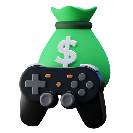 Gaming-Mikrotransaktion  3D Icon