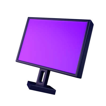 Gaming Monitor  3D Icon