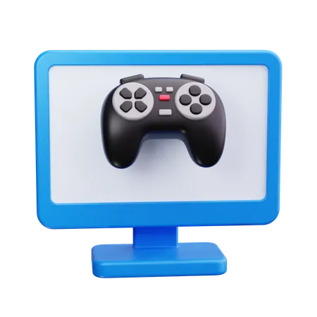 Gaming monitor  3D Icon