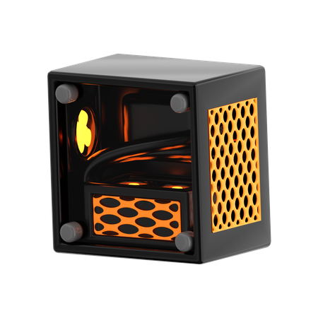 Gaming PC  3D Icon