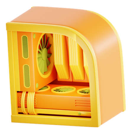 Gaming Pc  3D Icon