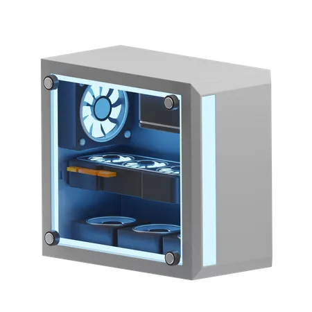 Gaming Pc  3D Icon